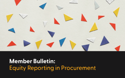 Equity Reporting in Procurement